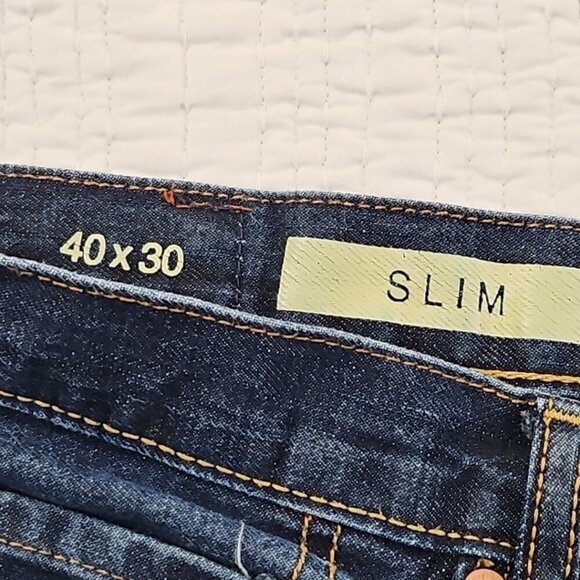 Gap 1969 Jeans Men's 40x30 Medium Wash Stretch Denim Straight Leg EUC Denimcore - Picture 9 of 16